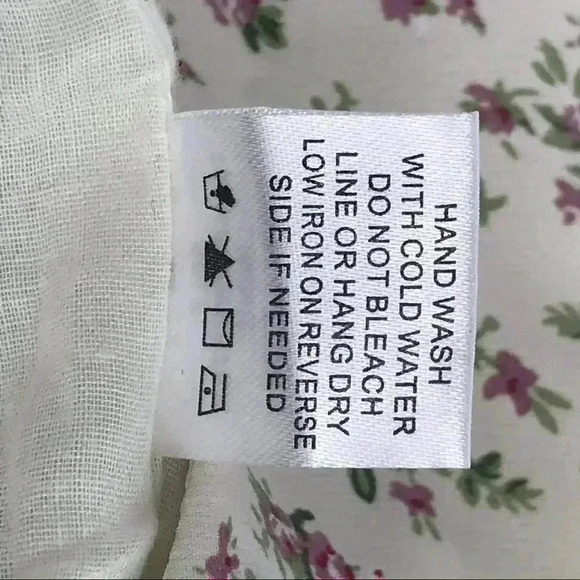 Y2K SKIRT WOMENS MEDIUM RUCHED 90s INSPIRED FLORAL MINI INVISIBLE ZIPPER COTTON - Picture 10 of 13